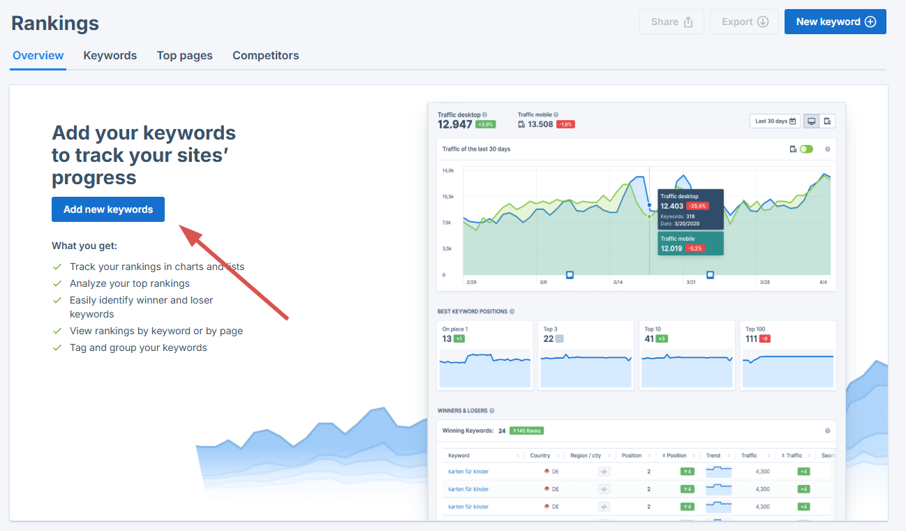 Add new keywords