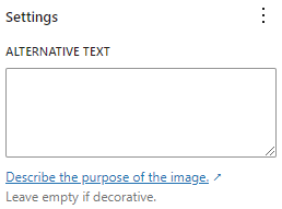 alt text to image