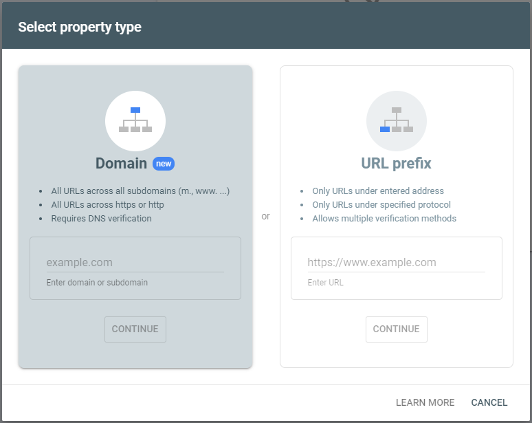 new Domain Property